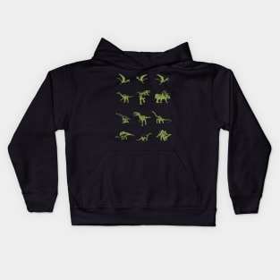 Different Types Of Dinosaurs Kids Hoodie